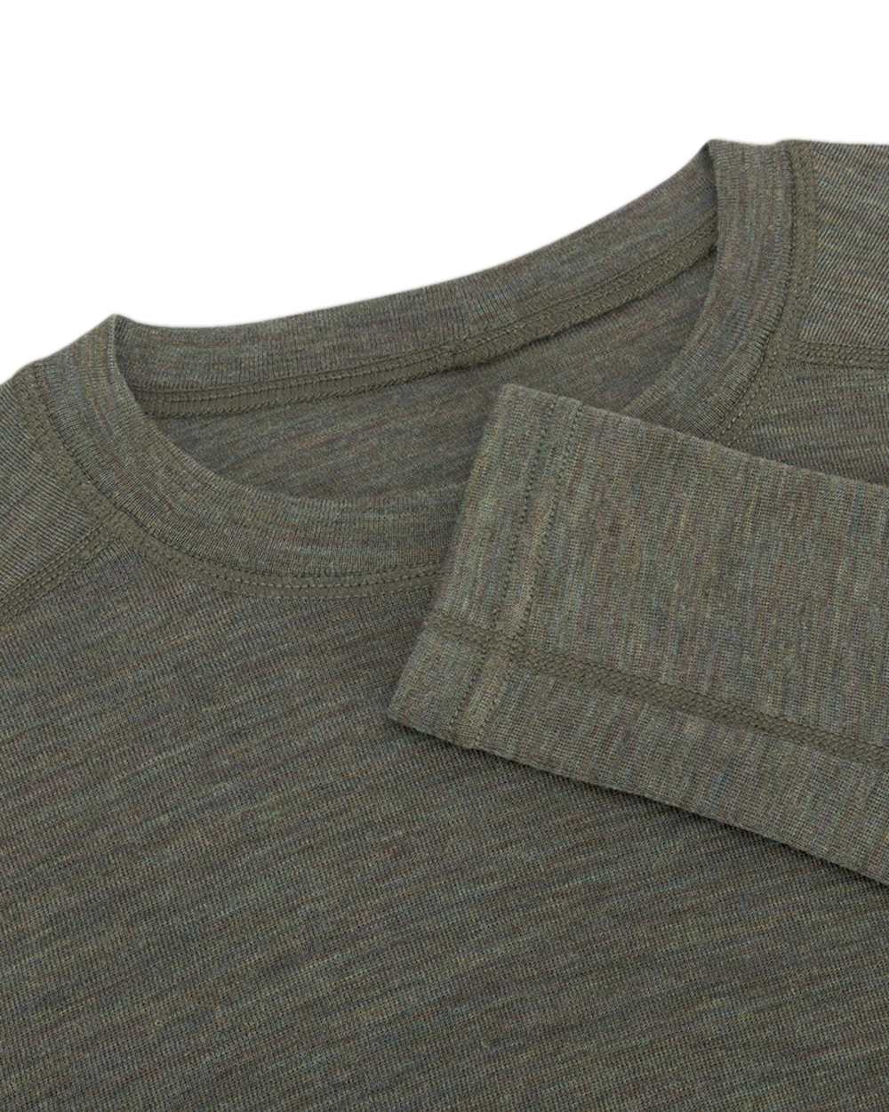 Hoggs of Fife 100% Merino Wool Long Sleeve Crew Neck Base Layer - Image 3