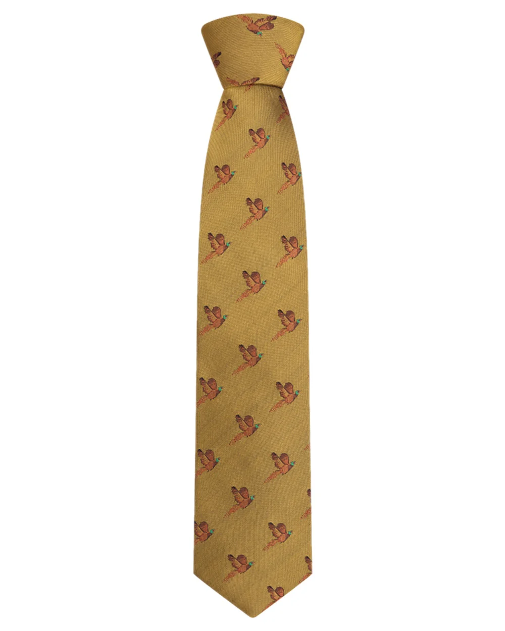 Hoggs of Fife Silk Woven Tie Pheasants Boxed - Image 3