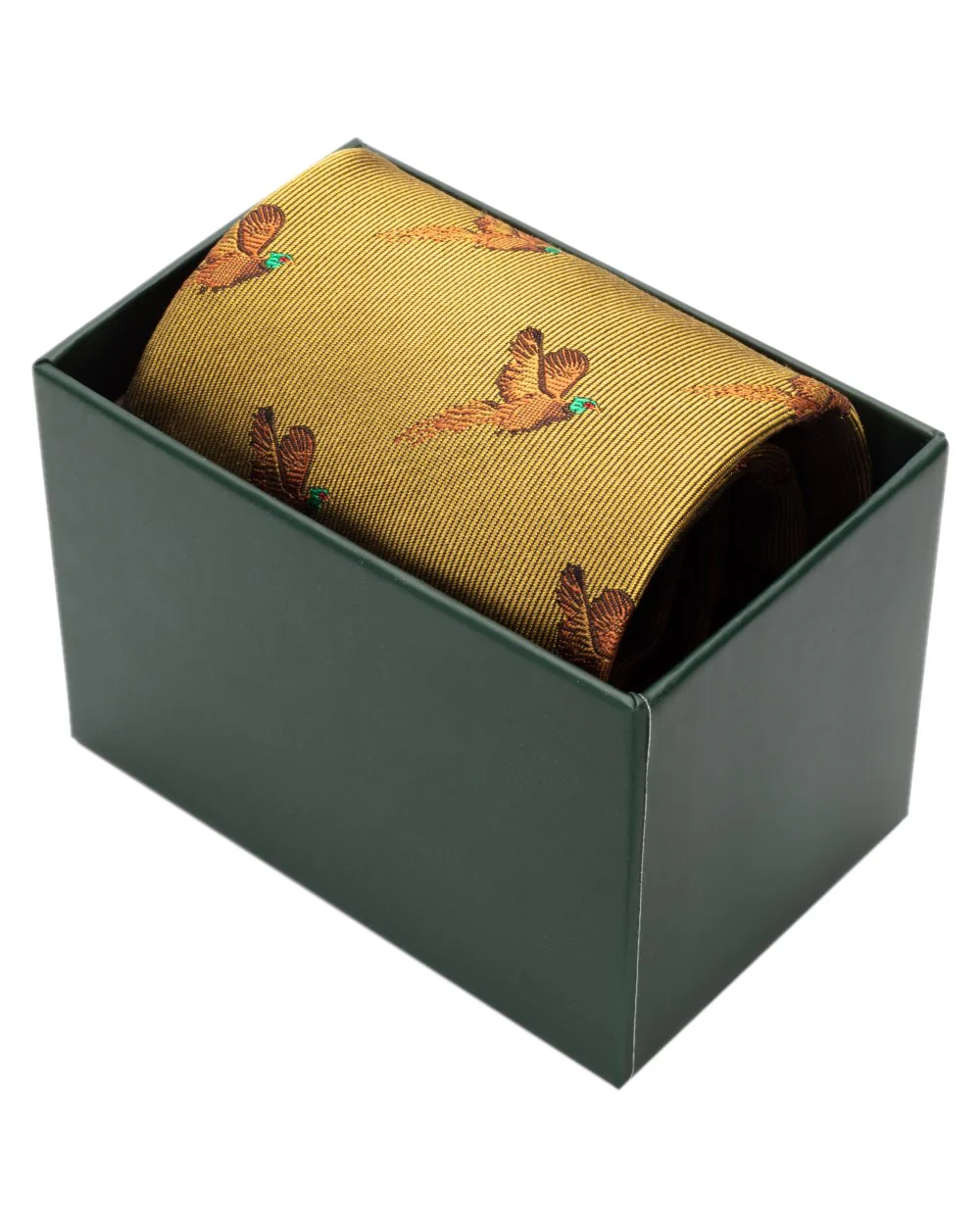 Hoggs of Fife Silk Woven Tie Pheasants Boxed - Image 5
