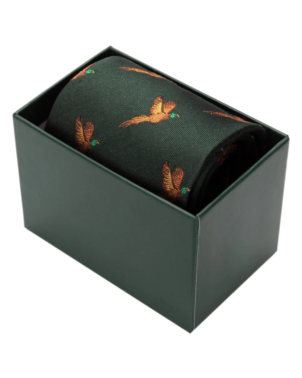 Hoggs of Fife Silk Woven Tie Pheasants Boxed - Image 8