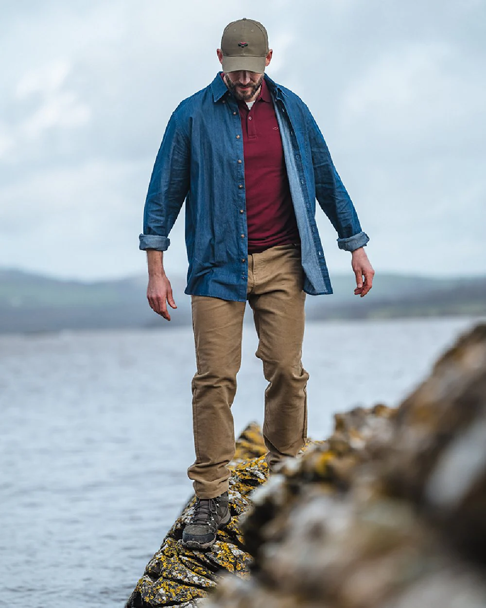 Hoggs of Fife Archerfield Denim Shirt - Image 3