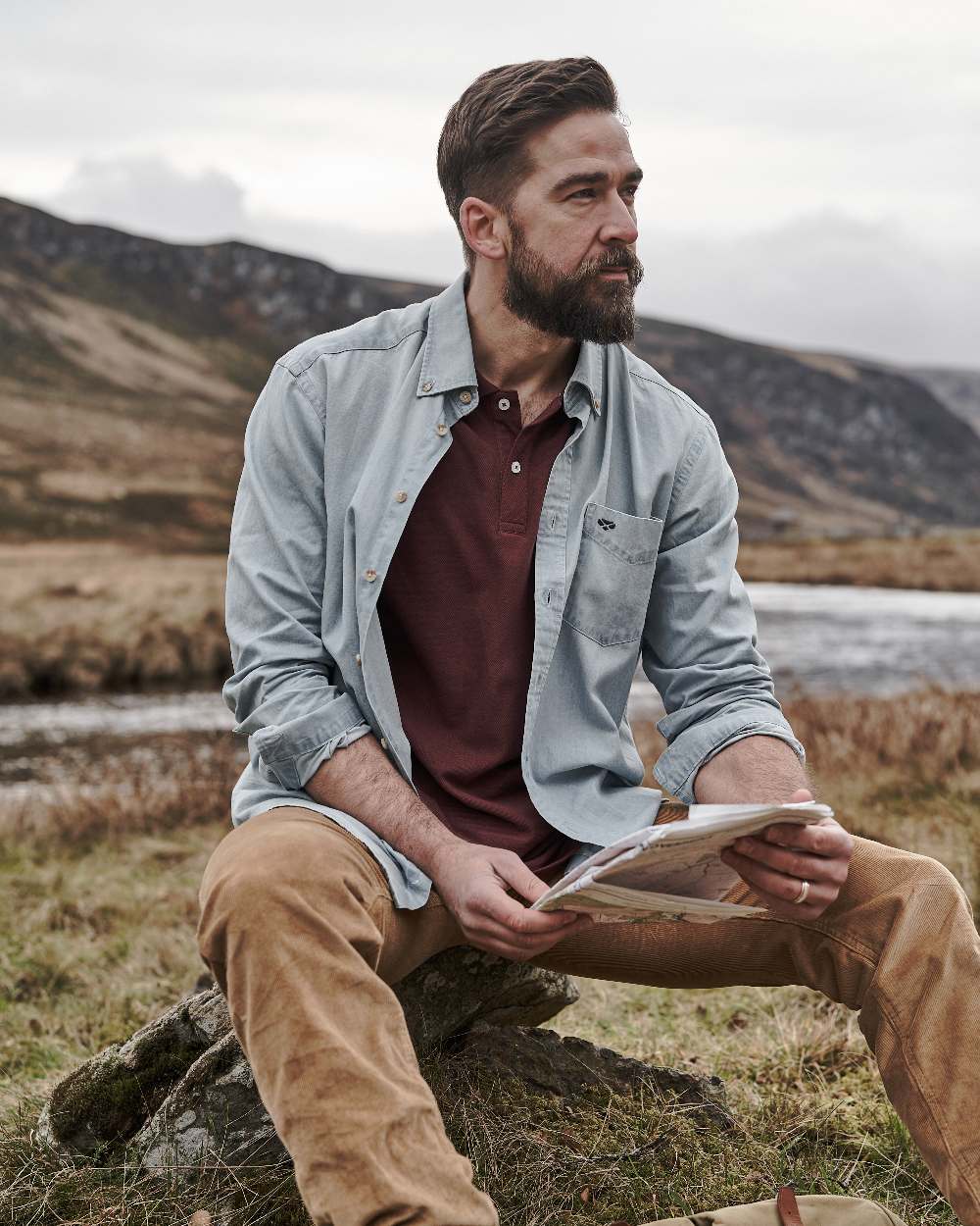 Hoggs of Fife Archerfield Denim Shirt - Image 9