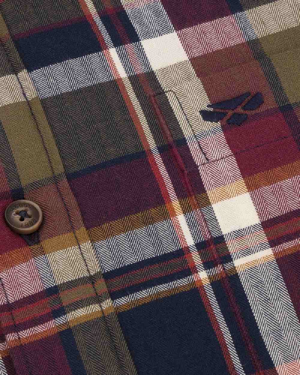 Hoggs of Fife Arran Micro Fleece Lined 100% Cotton Shirt - Image 11