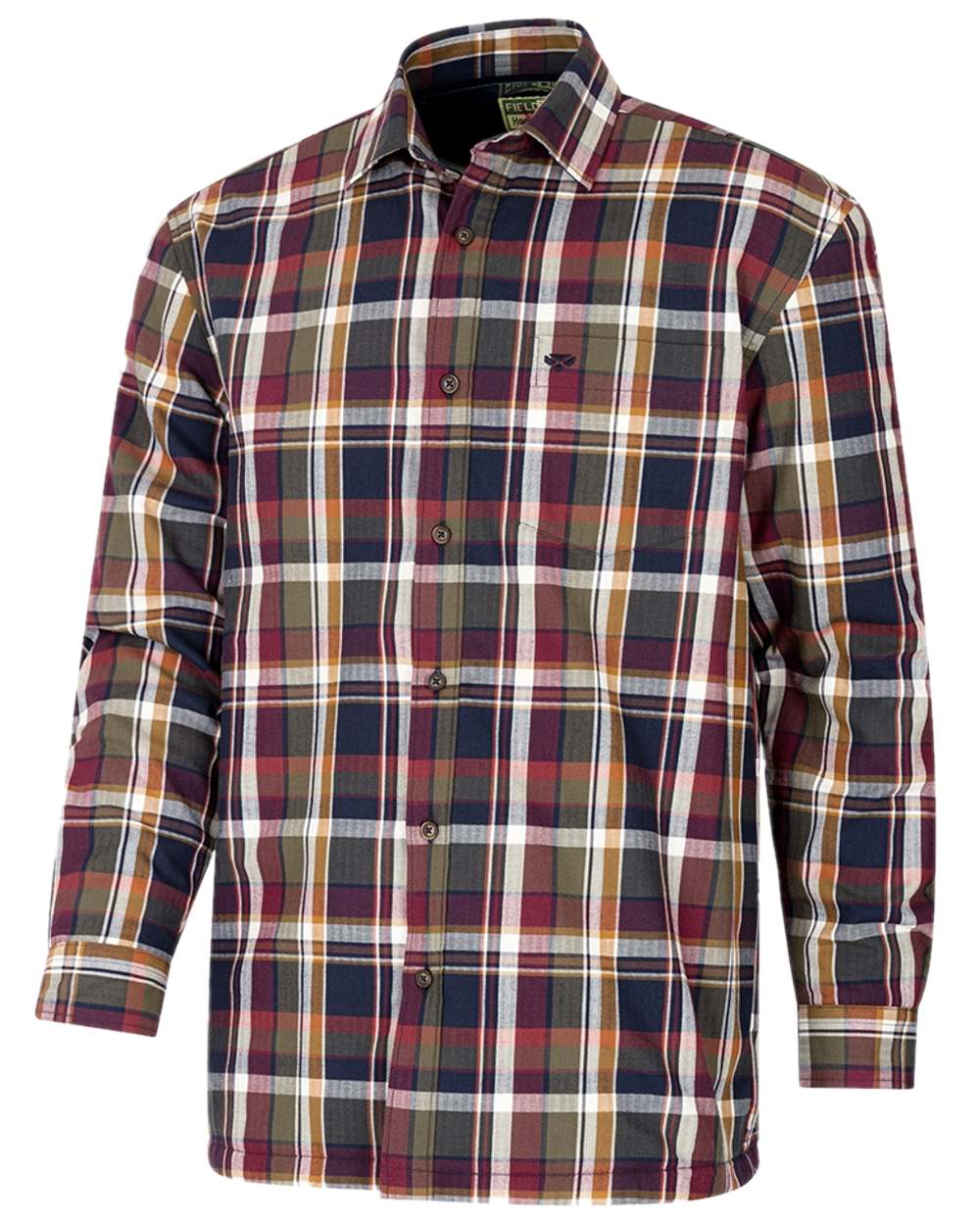 Hoggs of Fife Arran Micro Fleece Lined 100% Cotton Shirt - Image 5