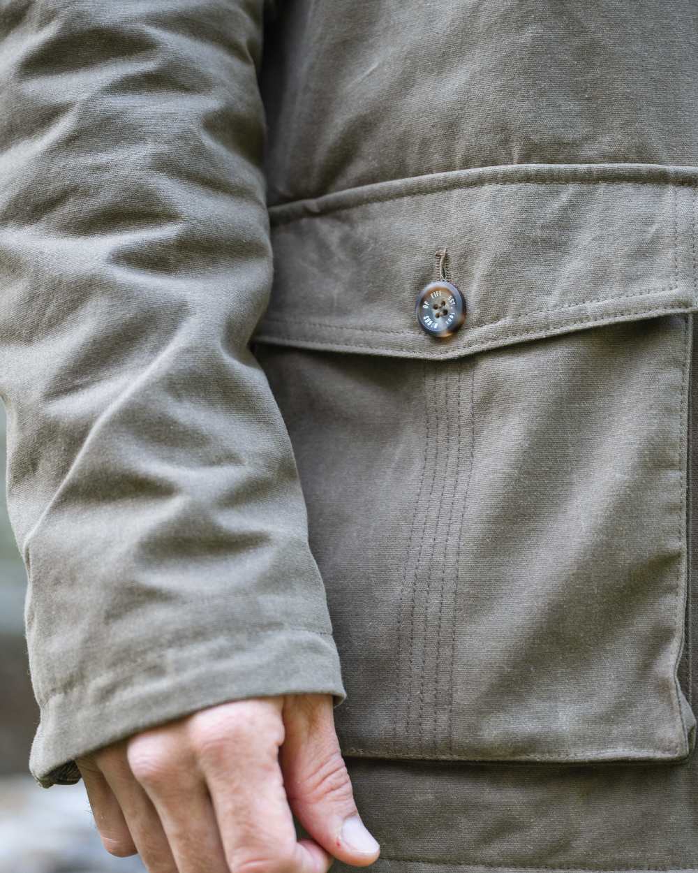 Hoggs of Fife Balerno Waxed Canvas Barn Coat - Image 5