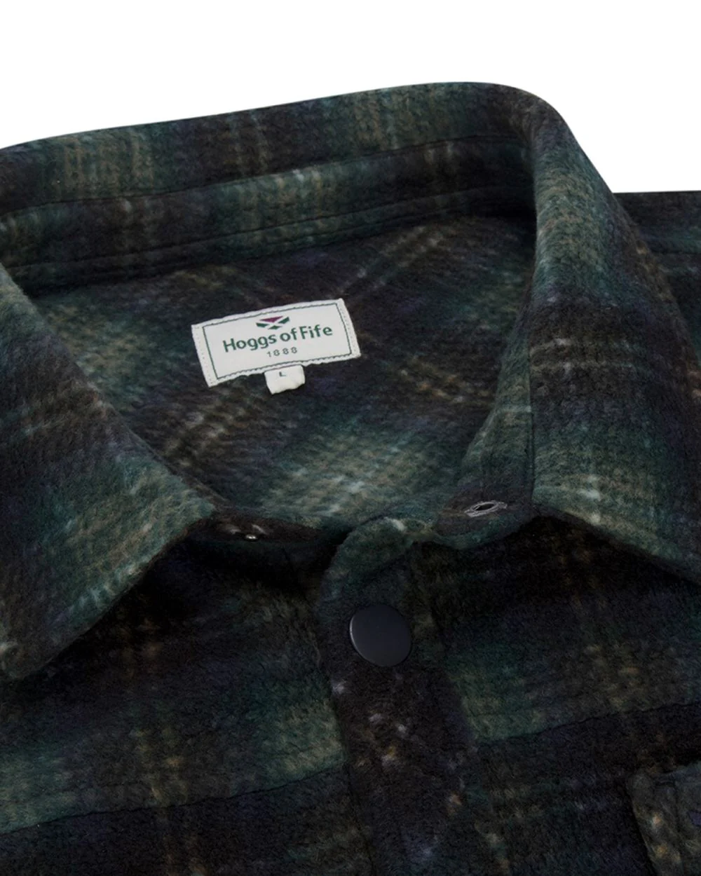 Hoggs of Fife Broxburn Fleece Shacket - Image 5