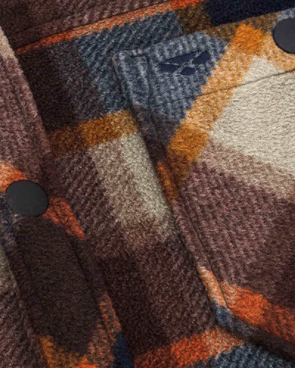 Hoggs of Fife Brucefield Fleece Shacket - Image 5