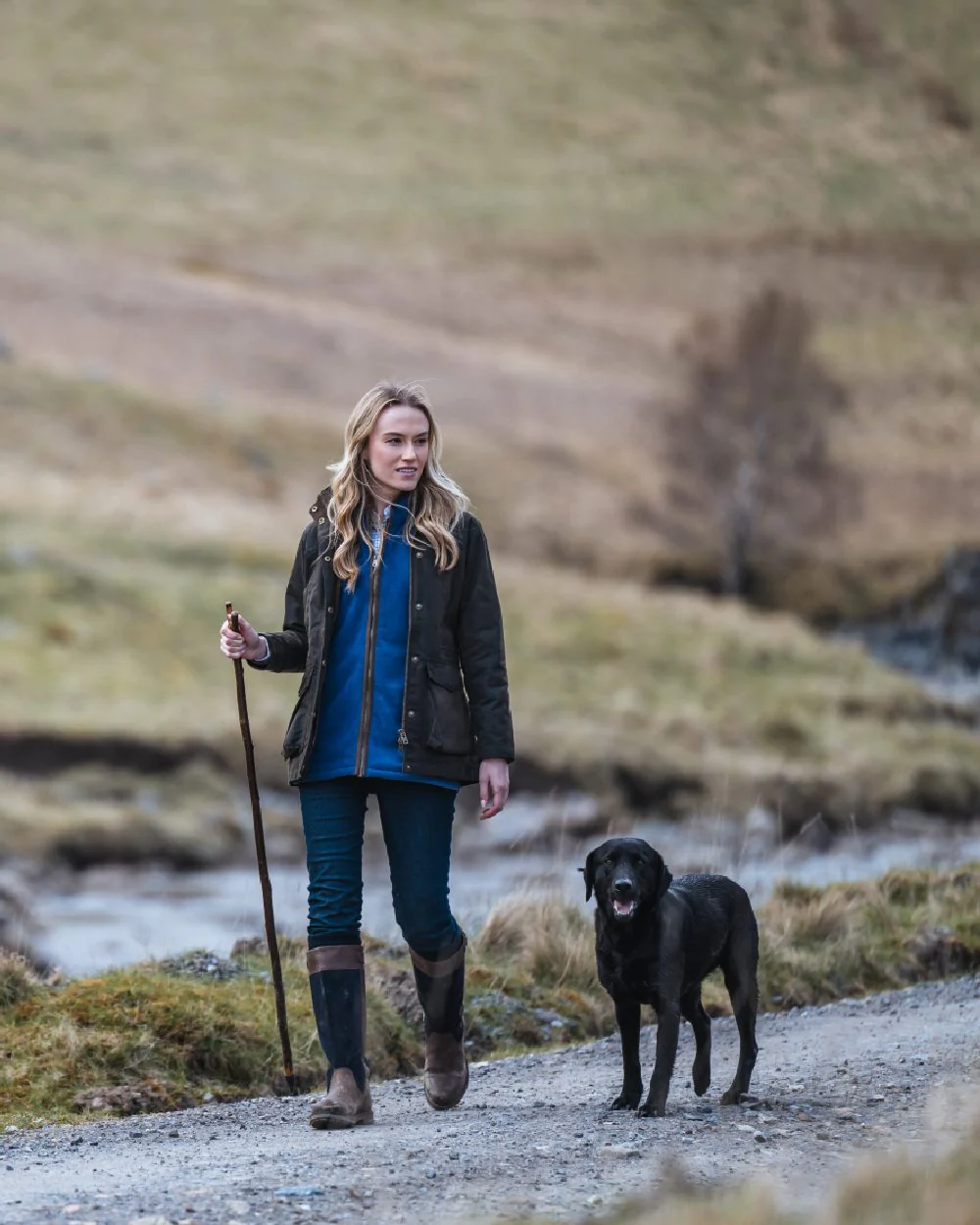 Hoggs of Fife Caledonia Ladies Antique Wax Jacket - Image 13