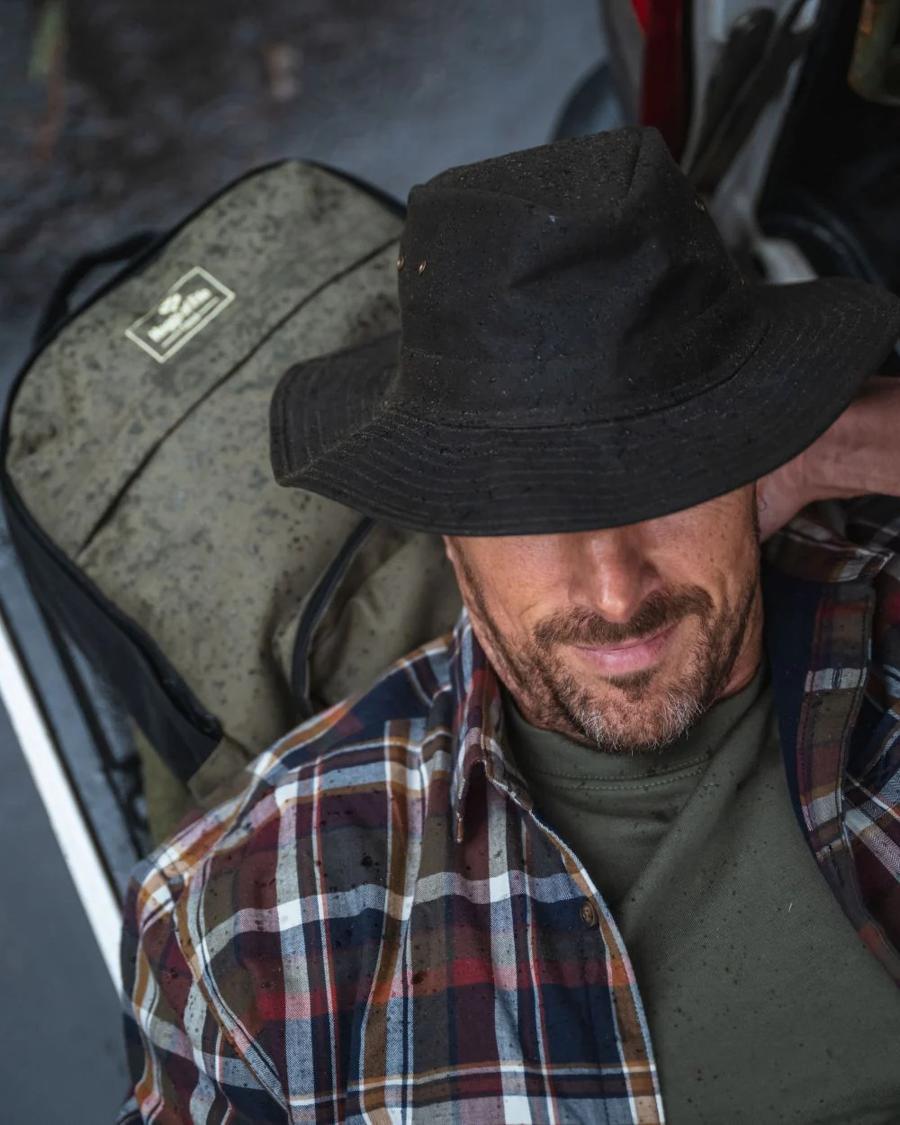 Hoggs of Fife Caledonia Waxed Hat - Image 3