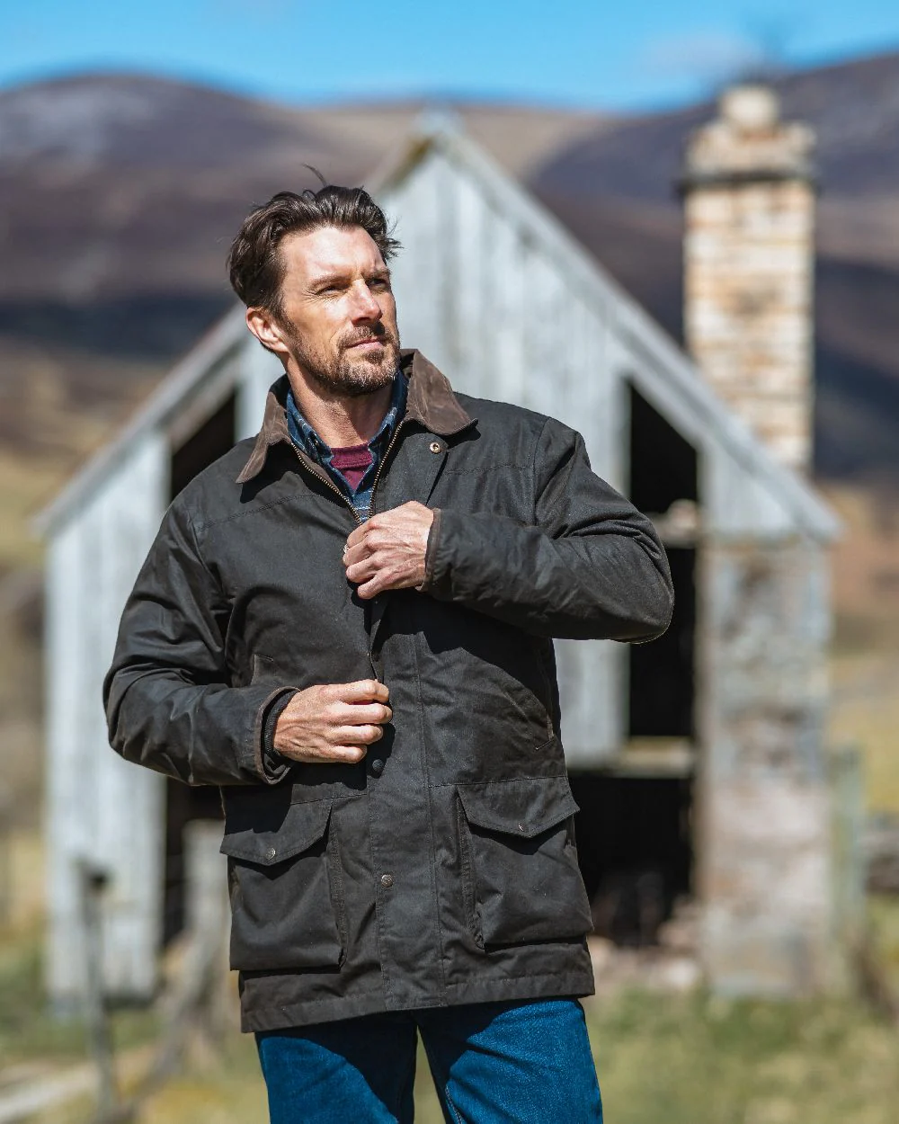 Hoggs of Fife Caledonia Waxed Jacket - Image 3