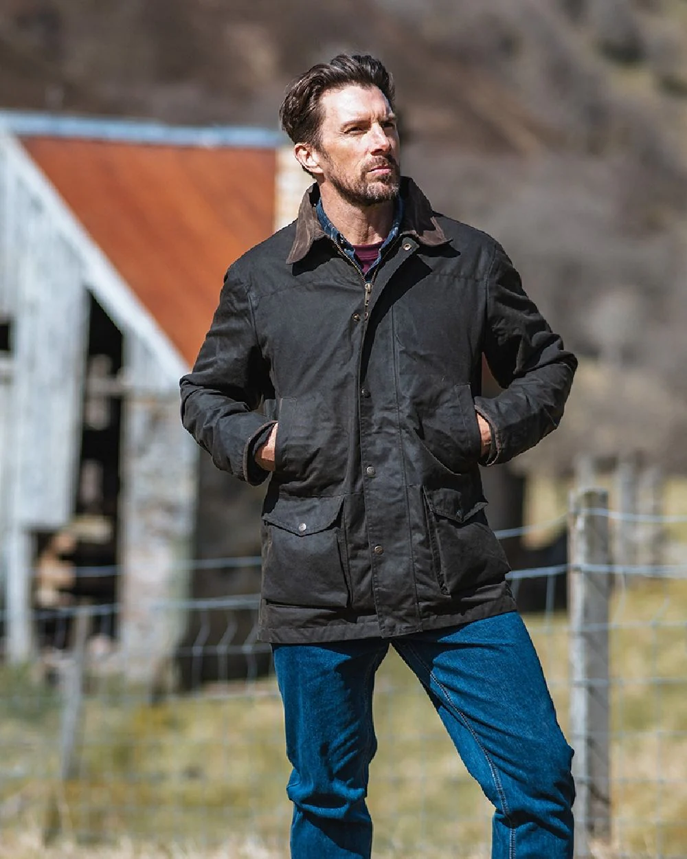 Hoggs of Fife Caledonia Waxed Jacket - Image 6