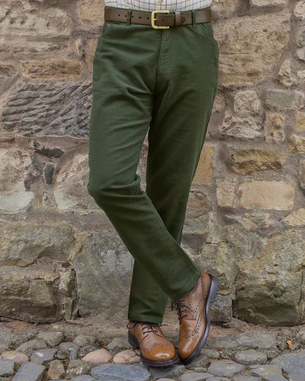Hoggs of Fife Carrick Stretch Technical Moleskin Long Leg Trousers - Image 2
