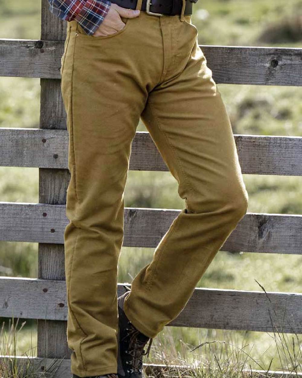 Hoggs of Fife Carrick Stretch Technical Moleskin Trousers - Image 2