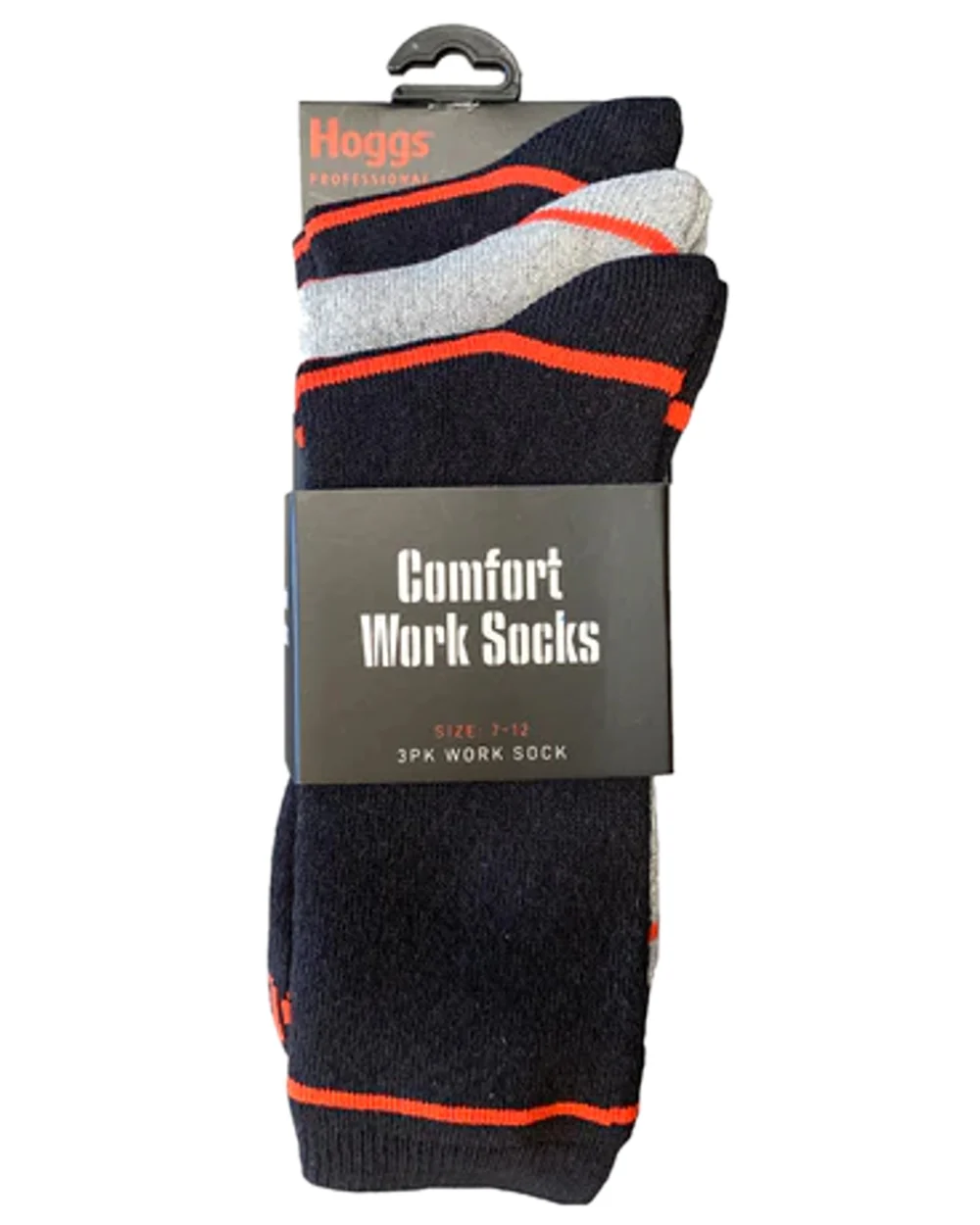 Hoggs of Fife Comfort Cotton Work Socks Triple Pack - Image 3
