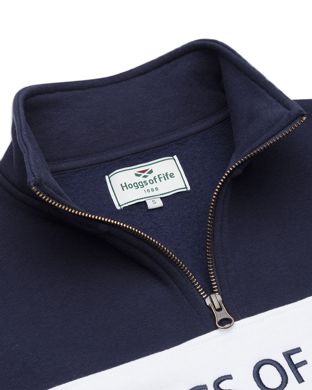 Hoggs of Fife Dumfries 1888 Mens Quarter Zip Sweatshirt - Image 11