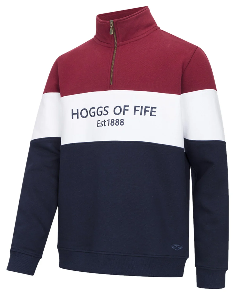 Hoggs of Fife Dumfries 1888 Mens Quarter Zip Sweatshirt - Image 17