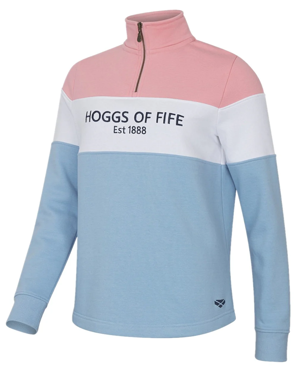 Hoggs of Fife Dumfries 1888 Womens Quarter Zip Sweatshirt - Image 16