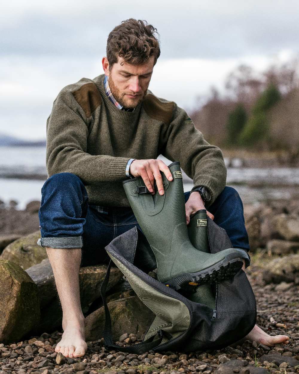 Hoggs of Fife Field Sport Neoprene Lined Wellingtons - Image 9