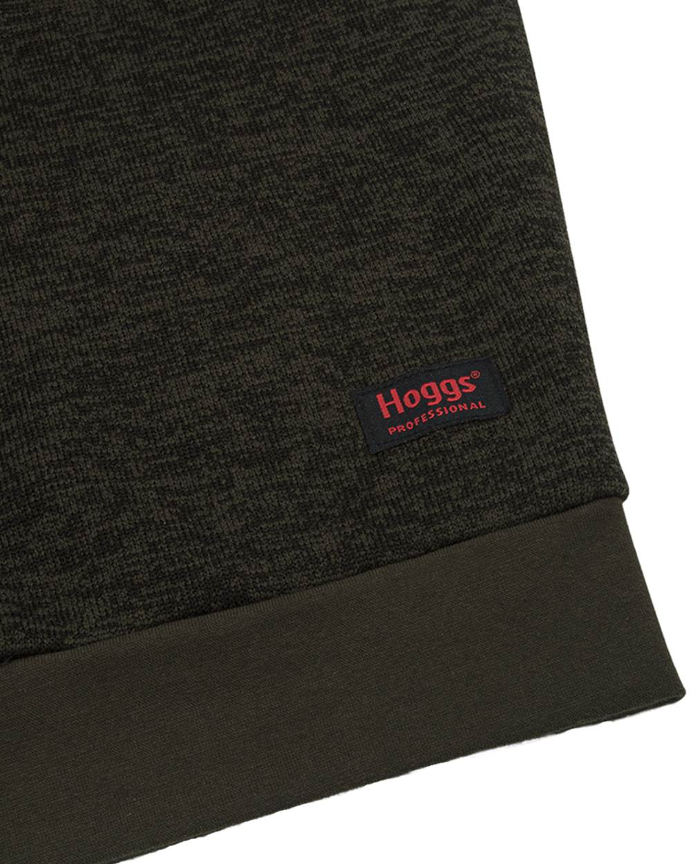 Hoggs of Fife Green King II Quarter Zip Knit Fleece - Image 4