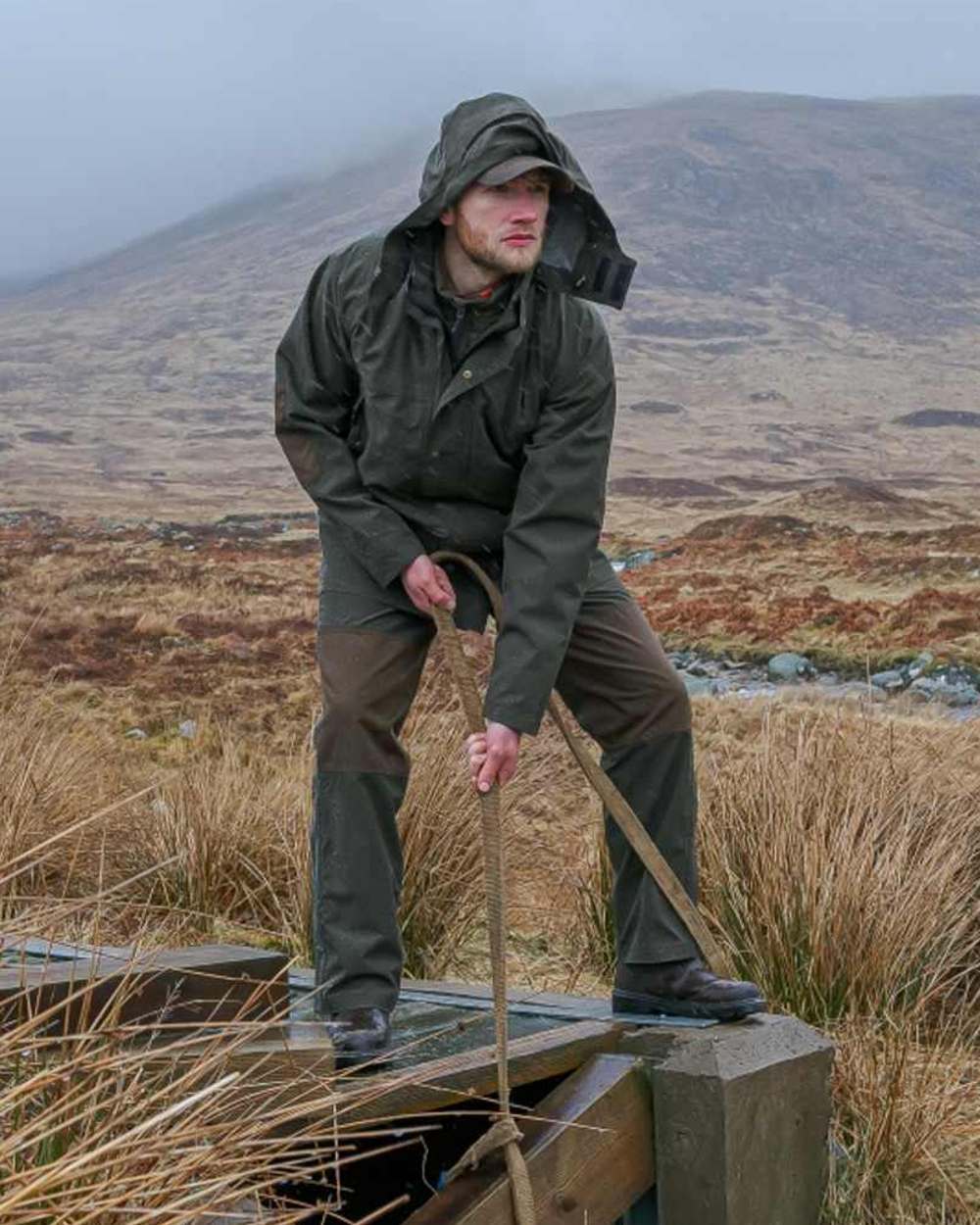 Hoggs of Fife Green King II Waterproof Trousers - Image 3