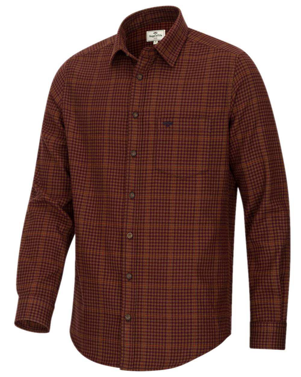 Hoggs of Fife Harris Cotton Twill Check Shirt - Image 7