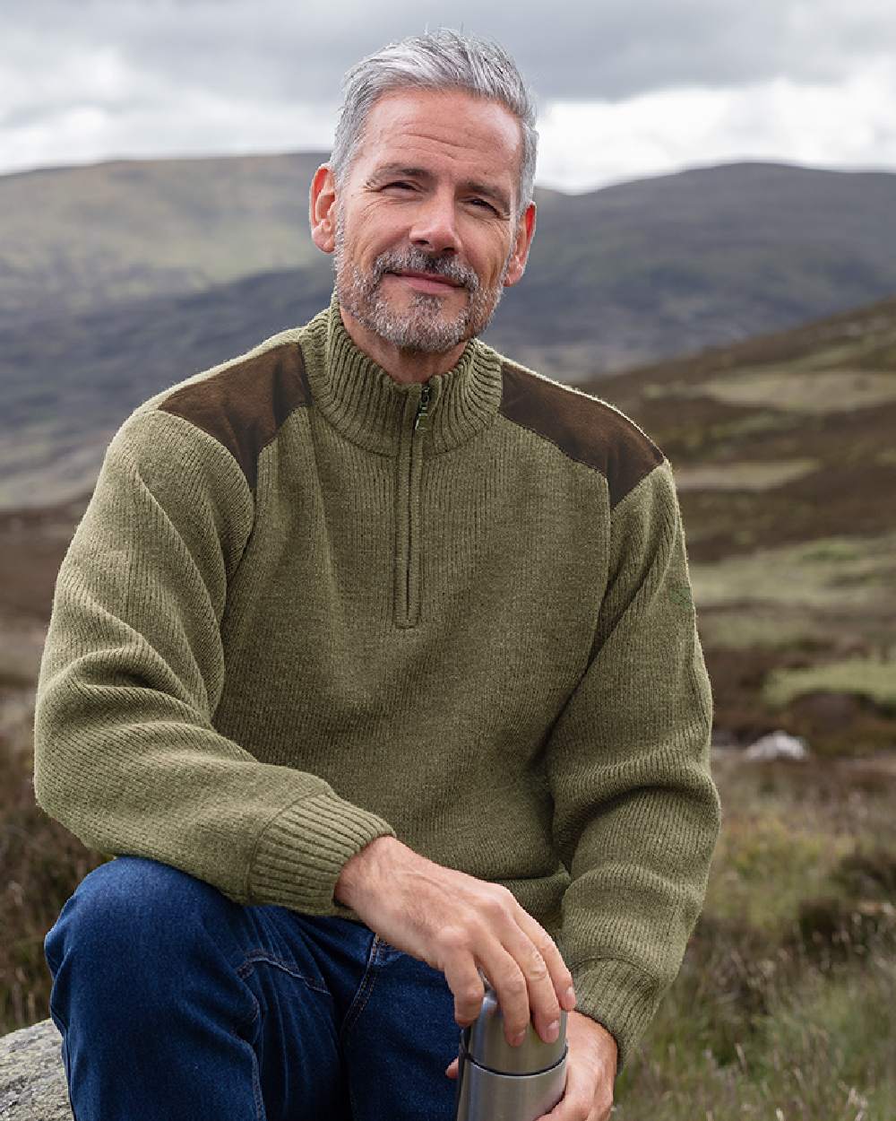 Hoggs of Fife Hebrides II Quarter Zip Windproof Pullover - Image 4