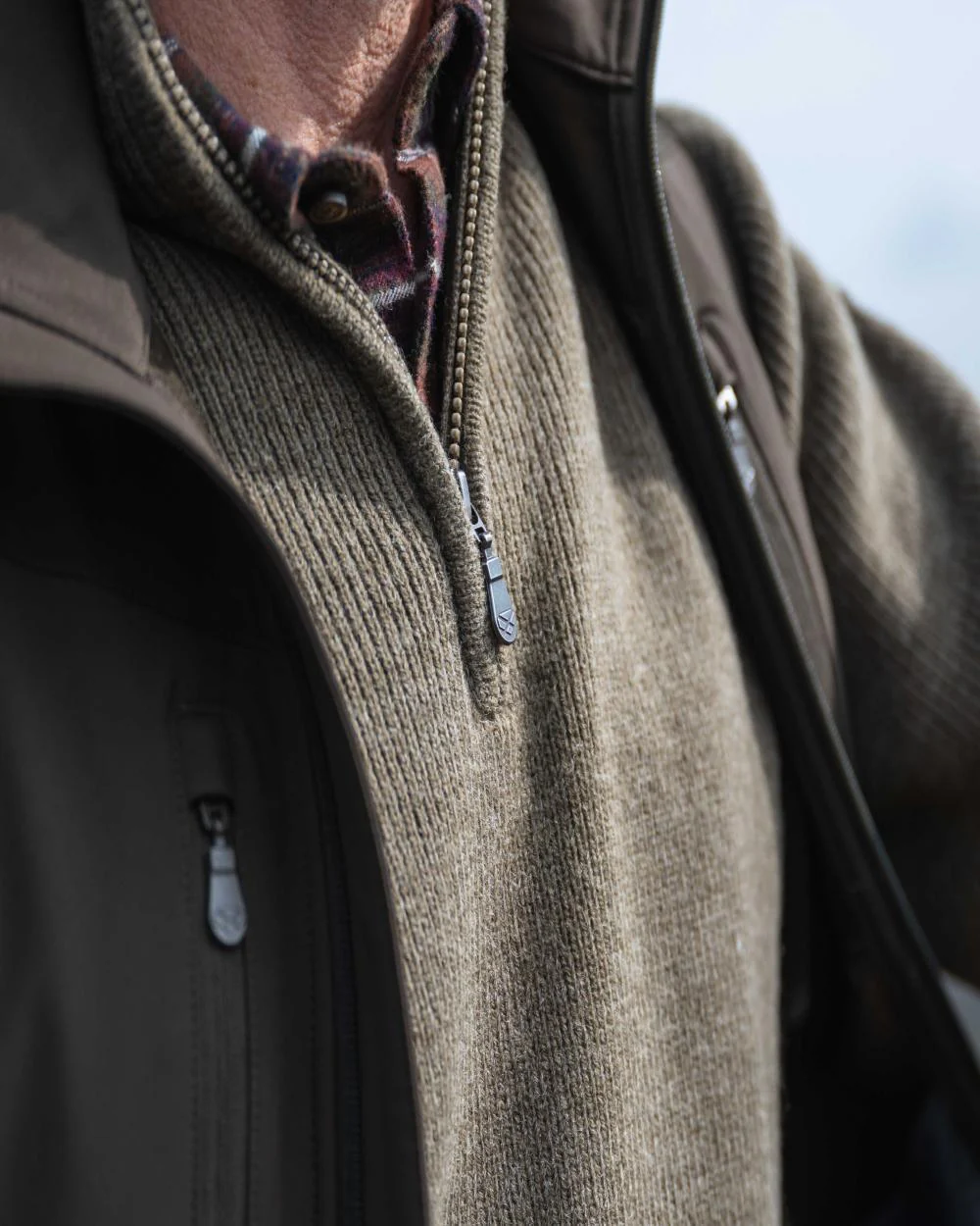 Hoggs of Fife Hebrides II Quarter Zip Windproof Pullover - Image 5