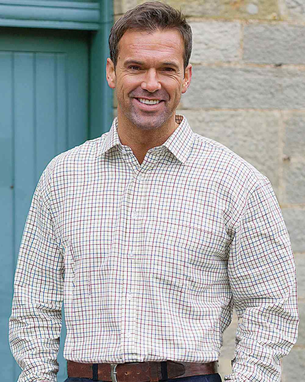 Hoggs of Fife Inverness Pure Cotton Tattersall Shirt - Image 2