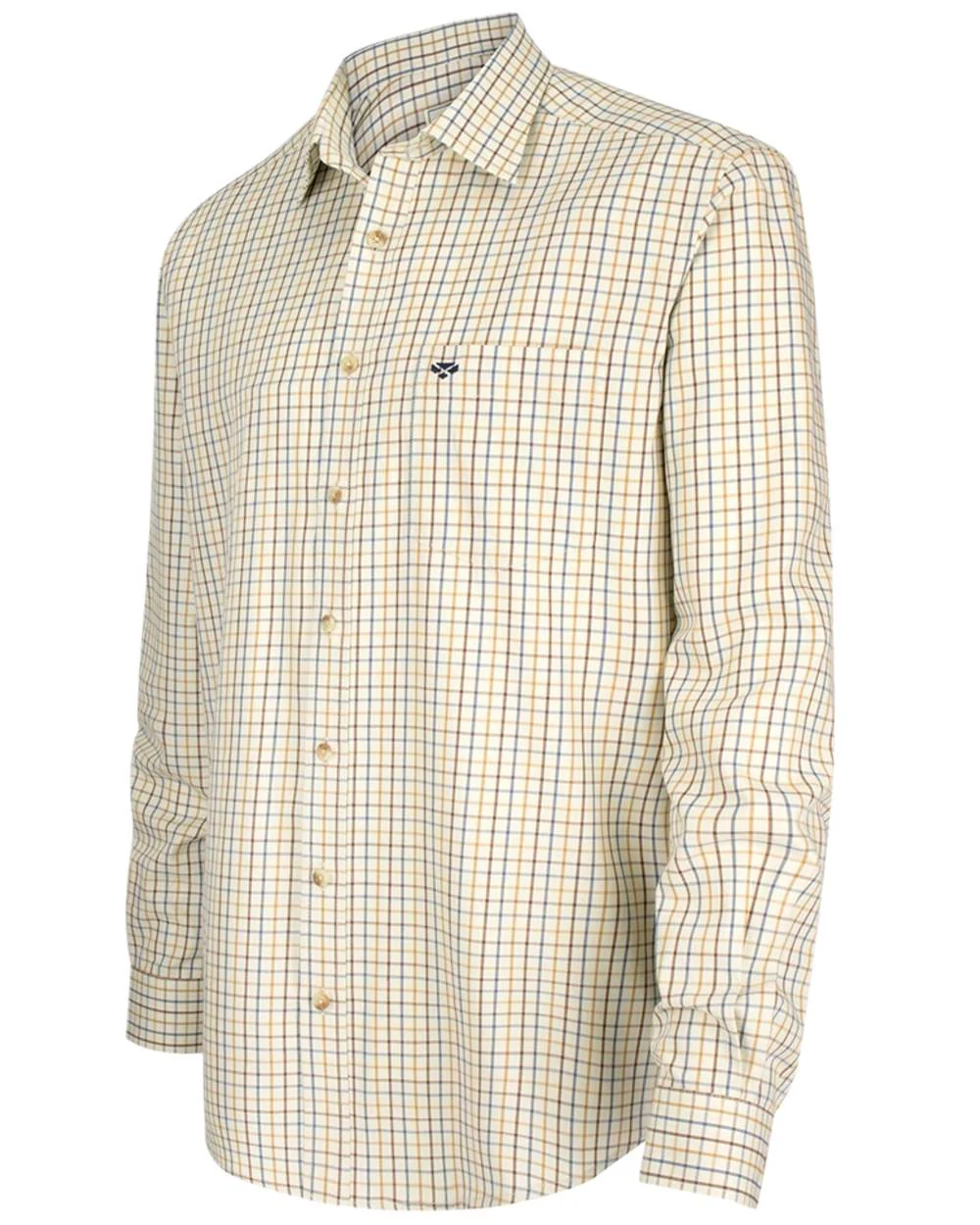 Hoggs of Fife Inverness Pure Cotton Tattersall Shirt - Image 3