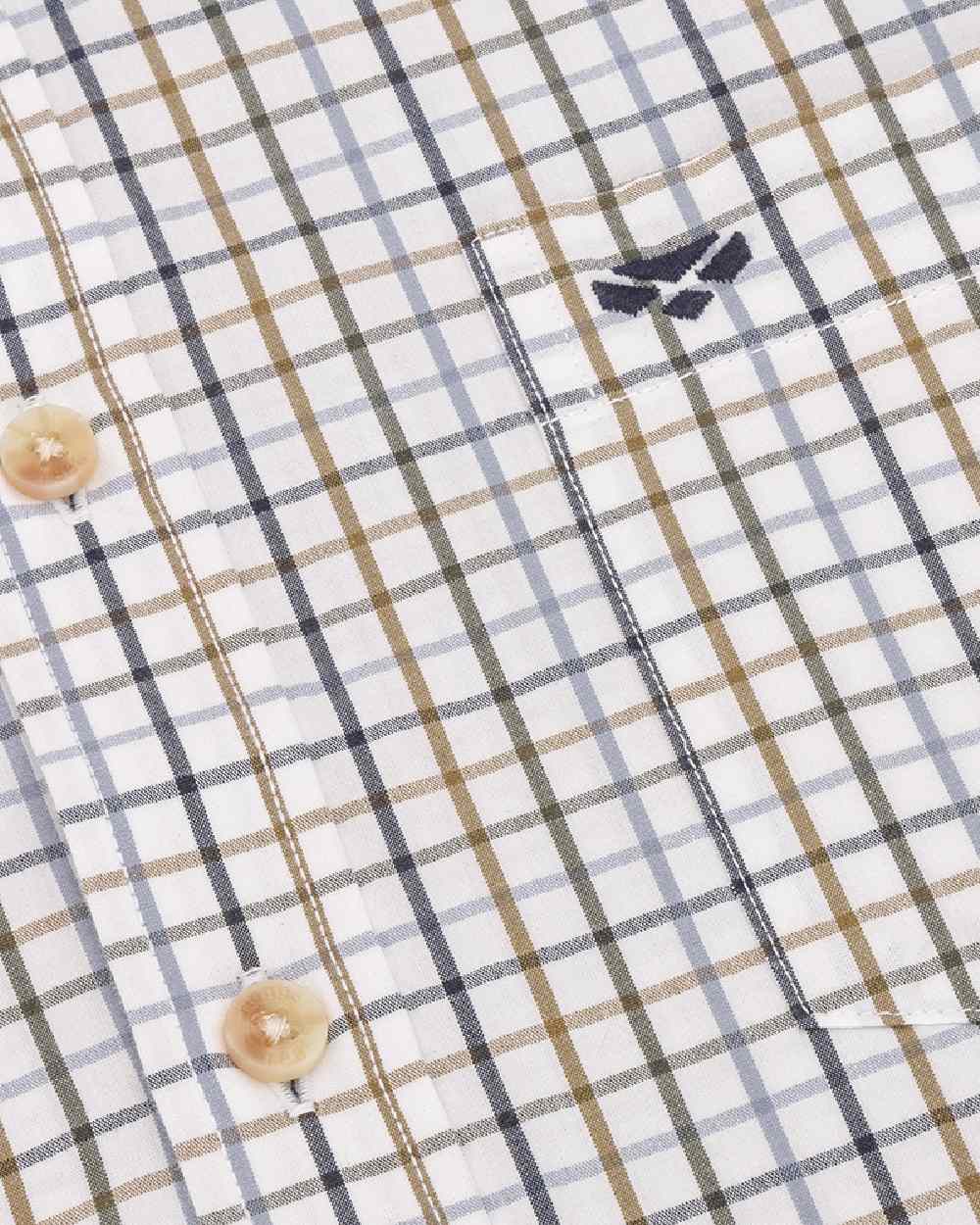 Hoggs of Fife Inverness Pure Cotton Tattersall Shirt - Image 4