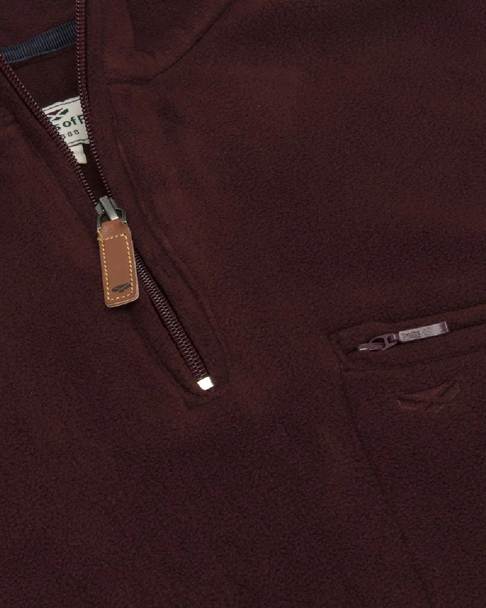 Hoggs of Fife Islander 1/4 Zip Micro Fleece Shirt - Image 5