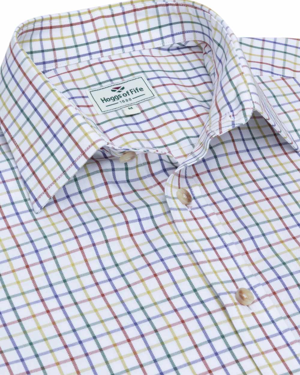 Hoggs of Fife Kessock Tattersall Short Sleeved Shirt - Image 14