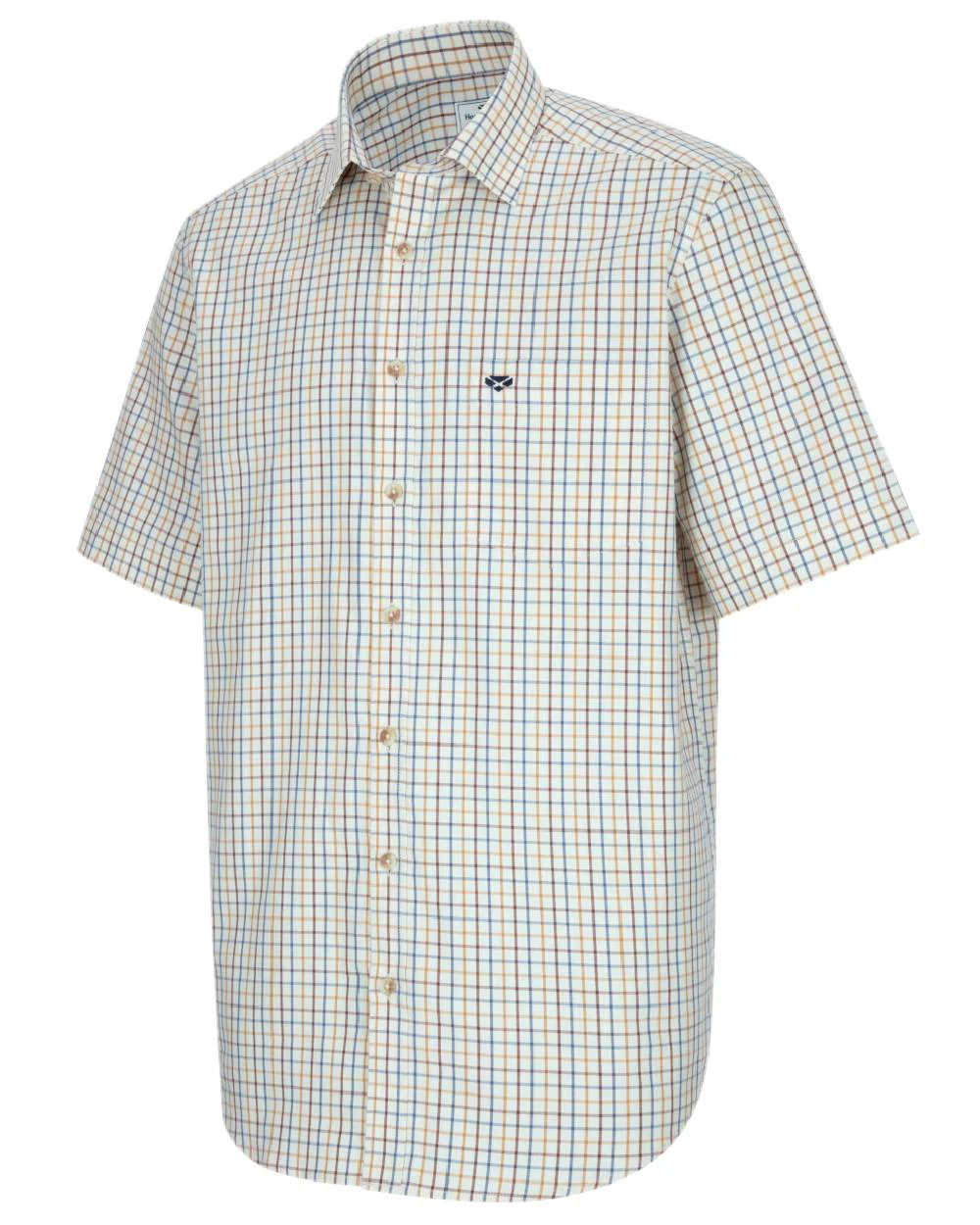 Hoggs of Fife Kessock Tattersall Short Sleeved Shirt - Image 6