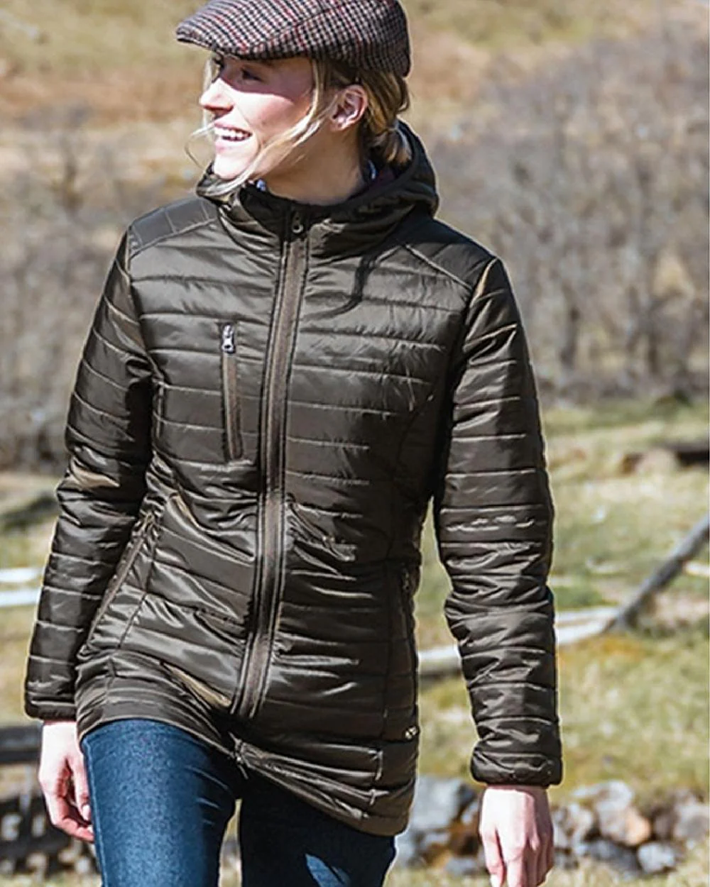 Hoggs of Fife Kingston Ladies Hooded Jacket - Image 3