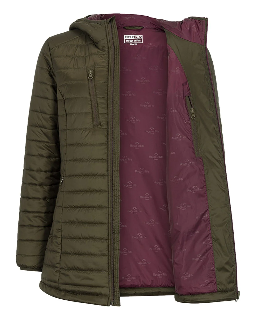 Hoggs of Fife Kingston Ladies Hooded Jacket - Image 6
