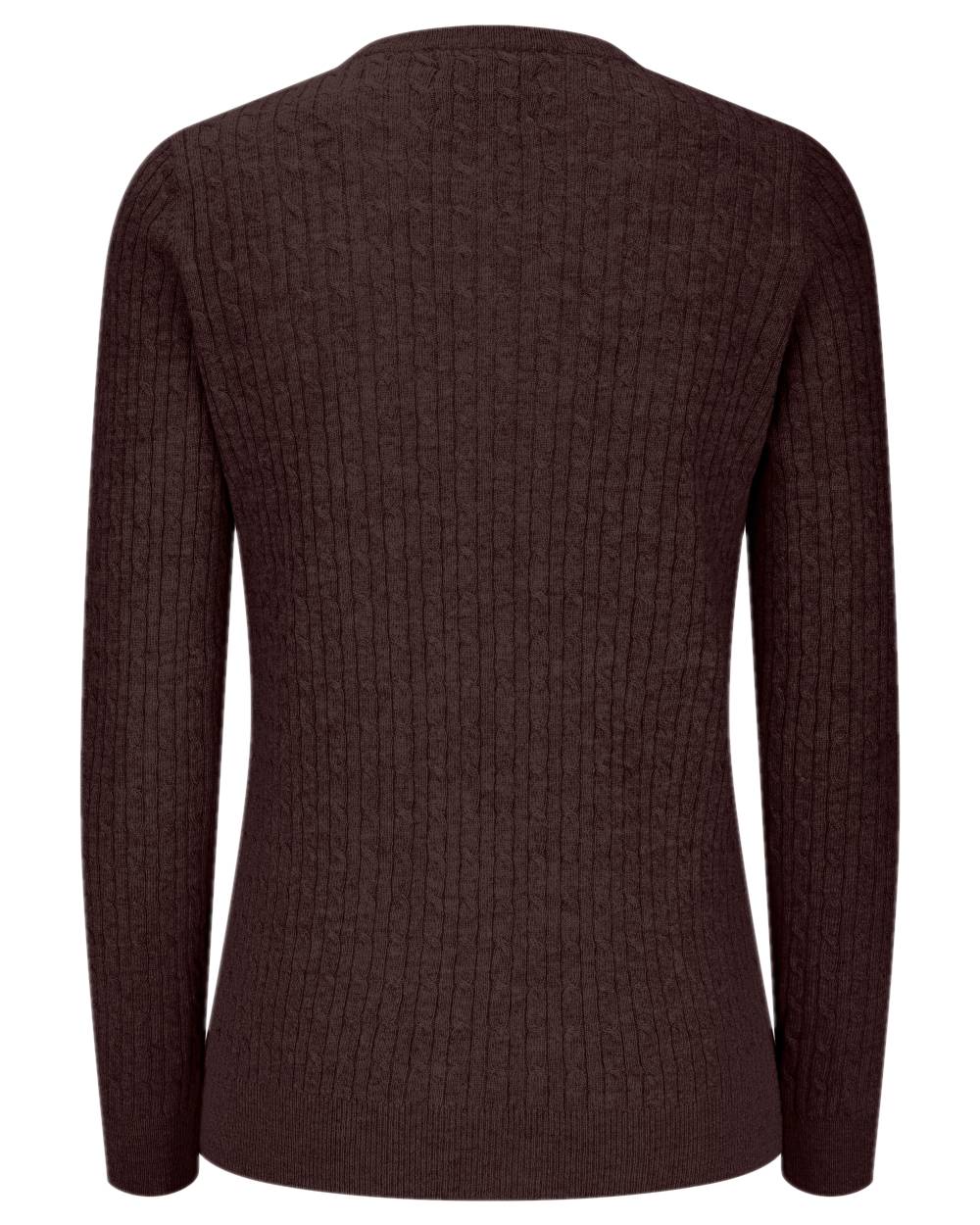 Hoggs of Fife Lauder Ladies Cable Pullover - Image 11