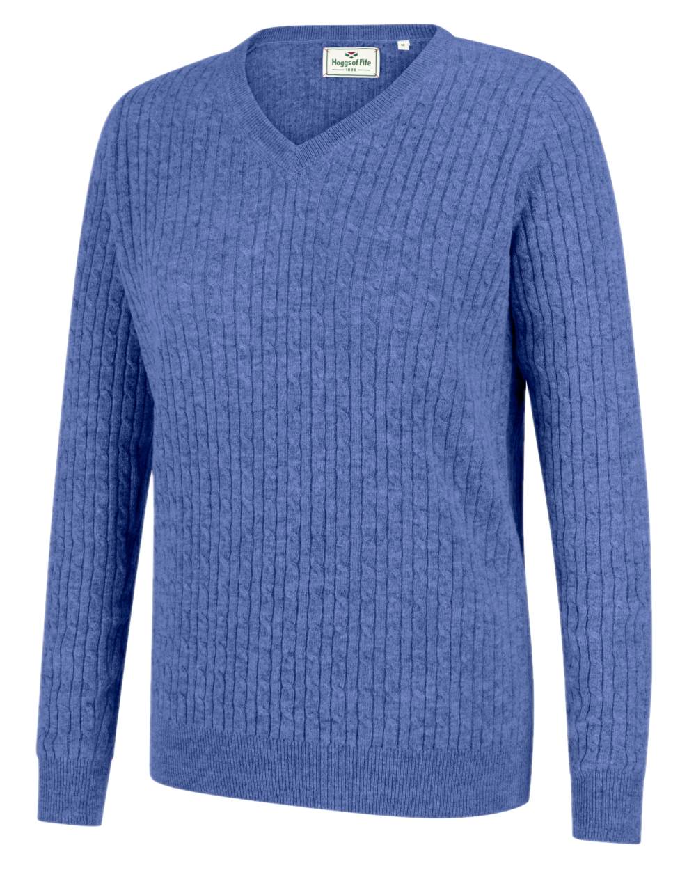 Hoggs of Fife Lauder Ladies Cable Pullover - Image 12