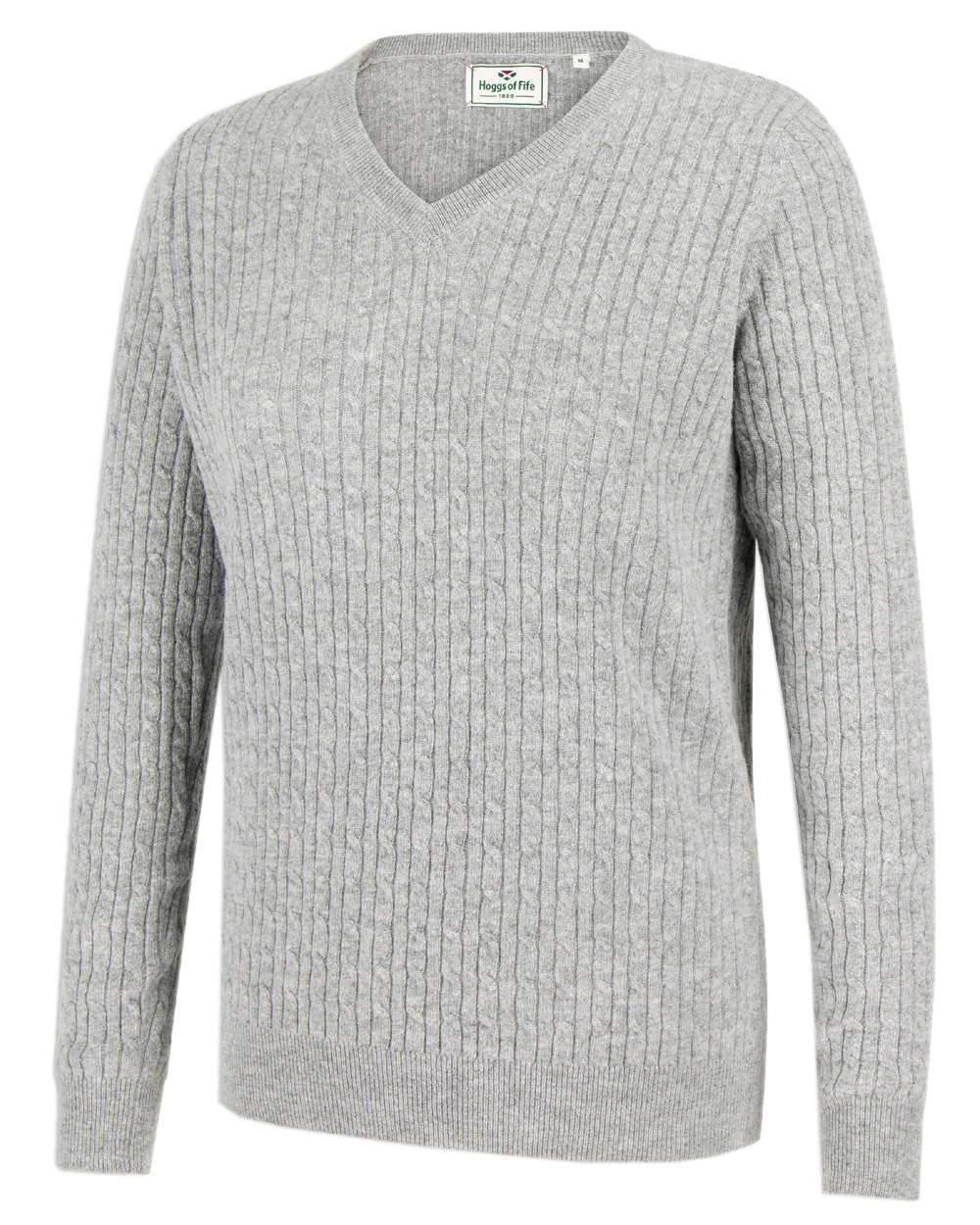 Hoggs of Fife Lauder Ladies Cable Pullover - Image 5