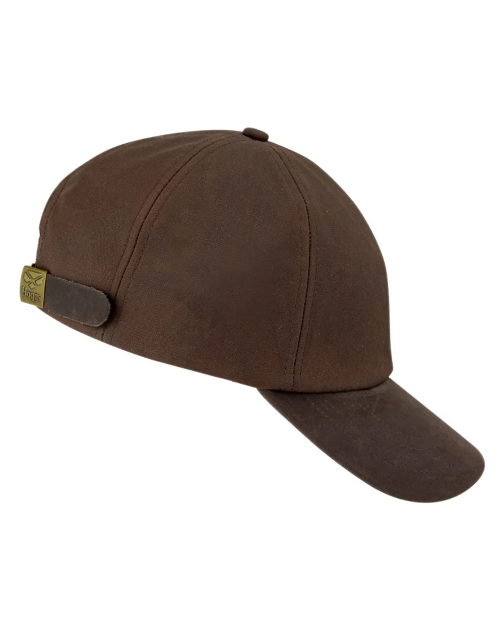Hoggs of Fife Leather Peak Waxed Baseball Cap - Image 3