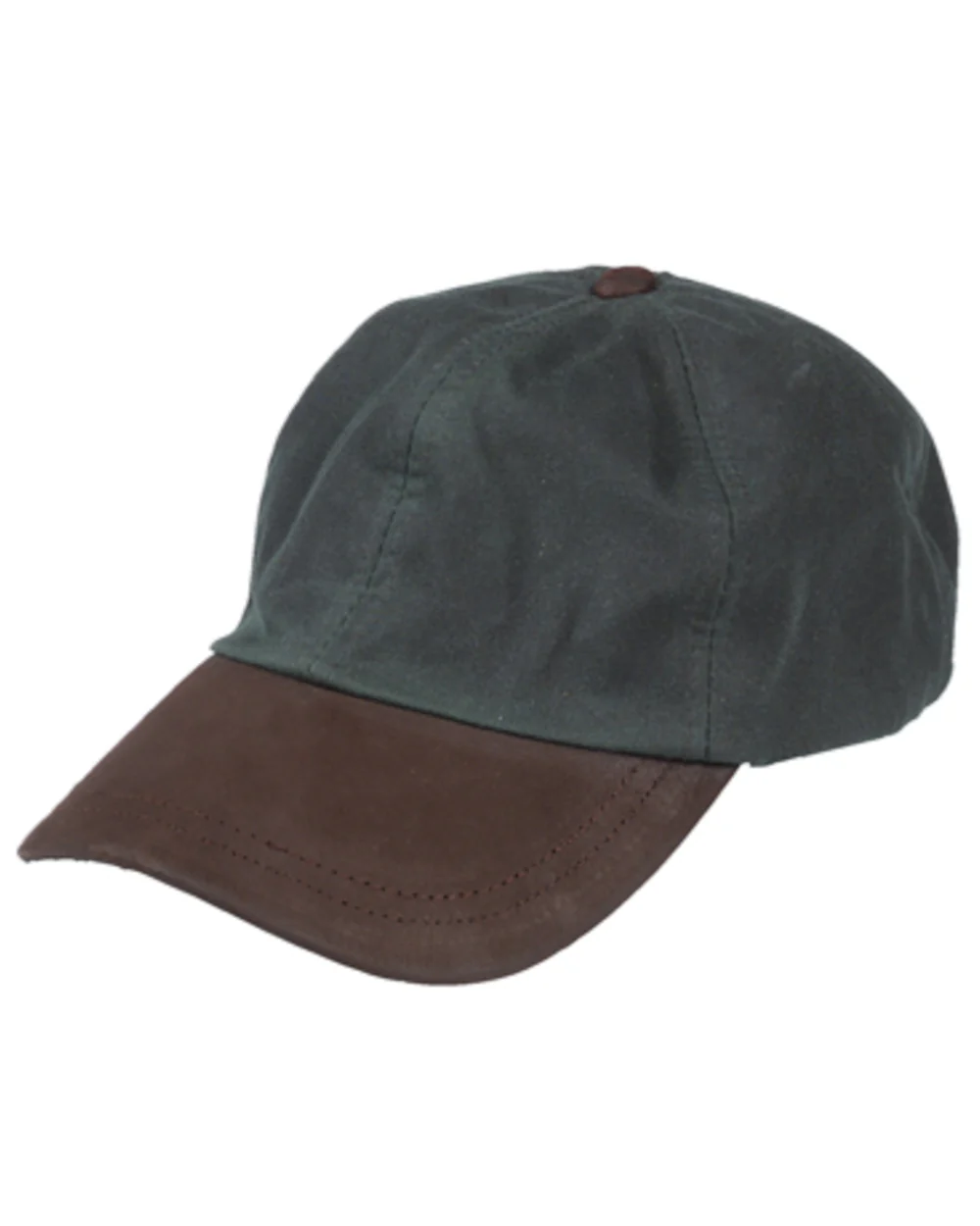 Hoggs of Fife Leather Peak Waxed Baseball Cap - Image 8