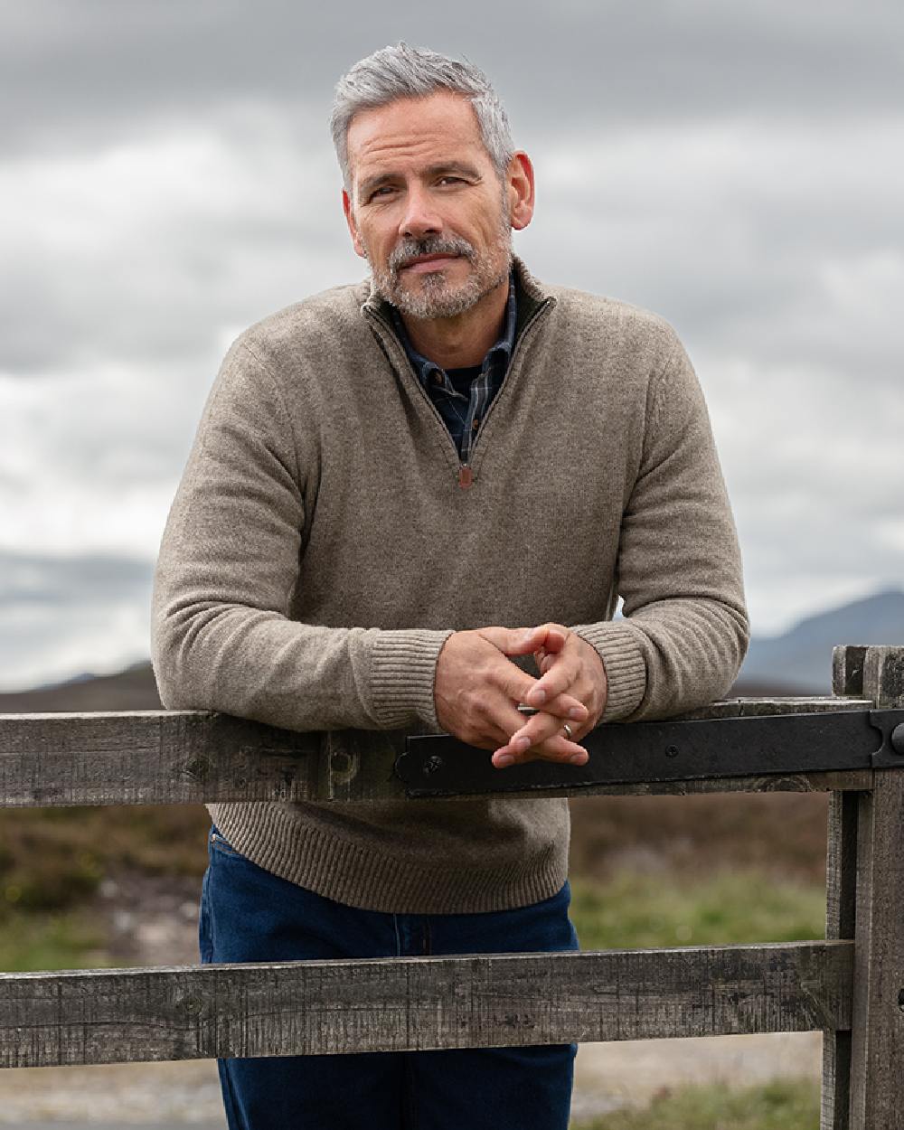 Hoggs of Fife Lothian II Quarter Zip Pullover - Image 8