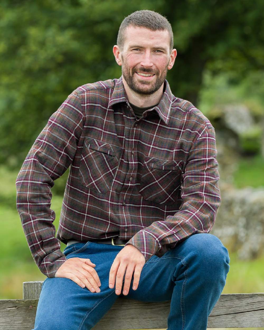 Hoggs of Fife Luxury Cotton Hunting Shirt - Image 14