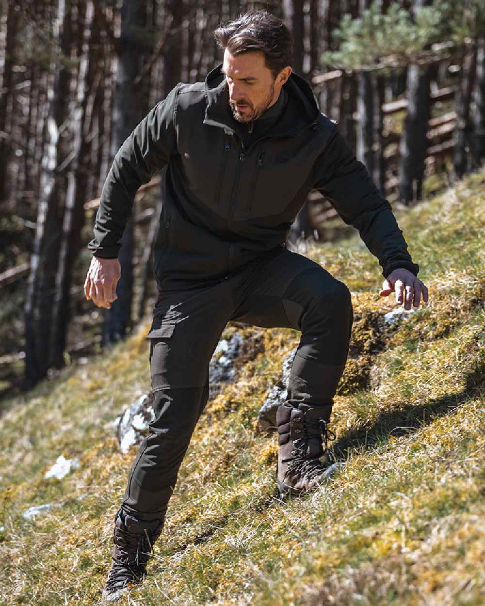 Hoggs of Fife Mens Ardross 4 Way Active Jacket - Image 3