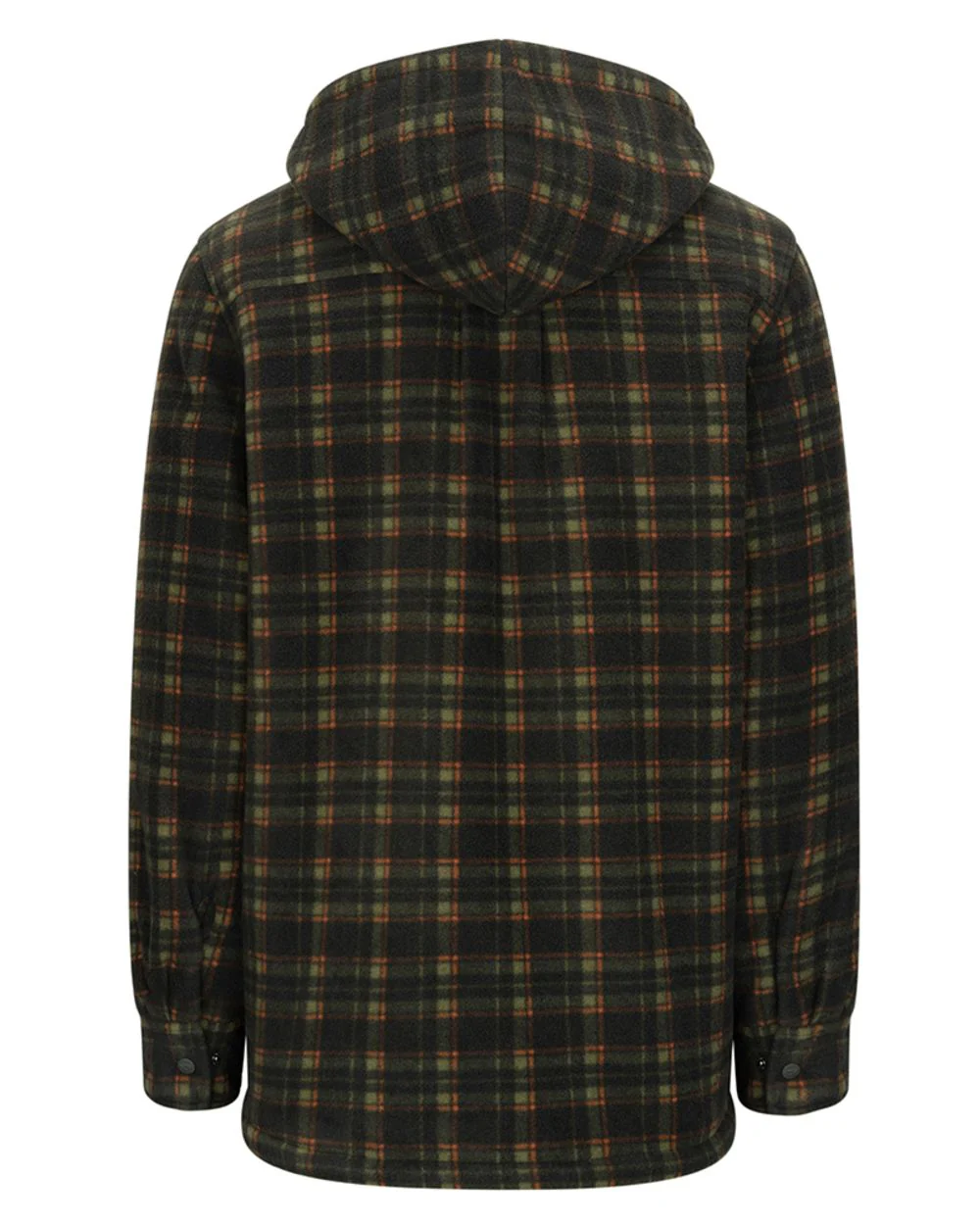 Hoggs of Fife Mens Caithness Hooded Fleece Shacket - Image 6