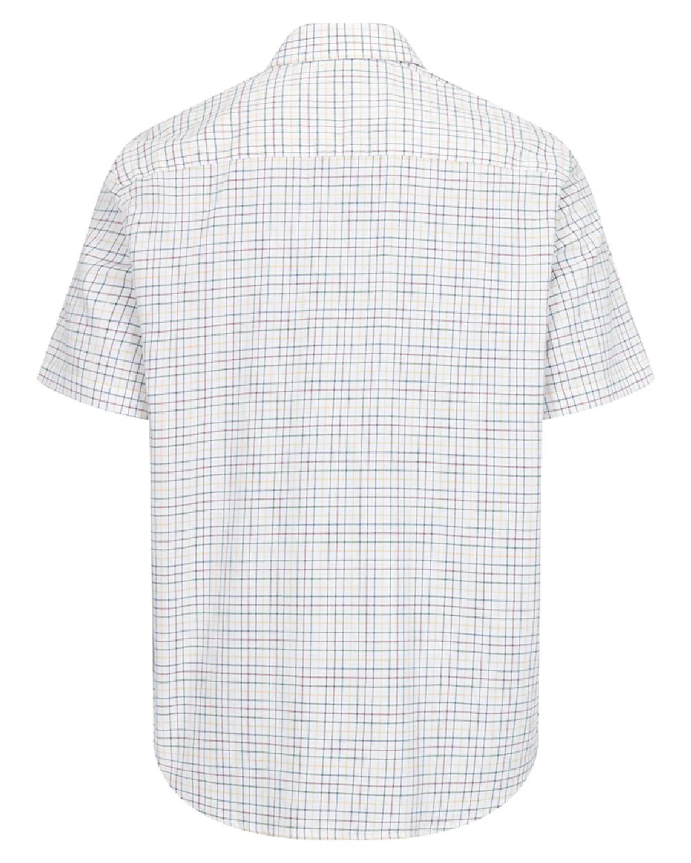 Hoggs of Fife Mens Callum Short Sleeve Tattersall Shirt - Image 3
