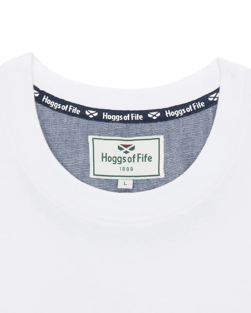 Hoggs of Fife Mens Dalbeattie Colour Block T-Shirt - Image 11