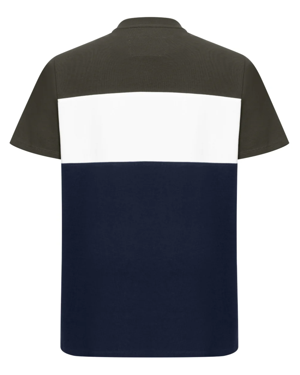 Hoggs of Fife Mens Dalbeattie Colour Block T-Shirt - Image 6