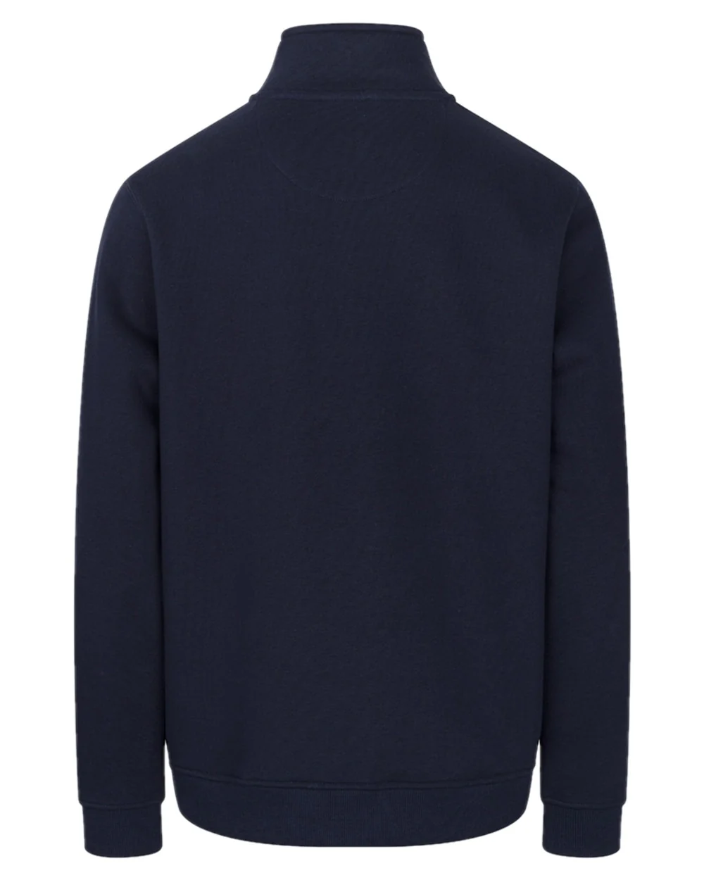 Hoggs of Fife Mens Galloway 1888 Plain Quarter Zip Sweatshirt - Image 3