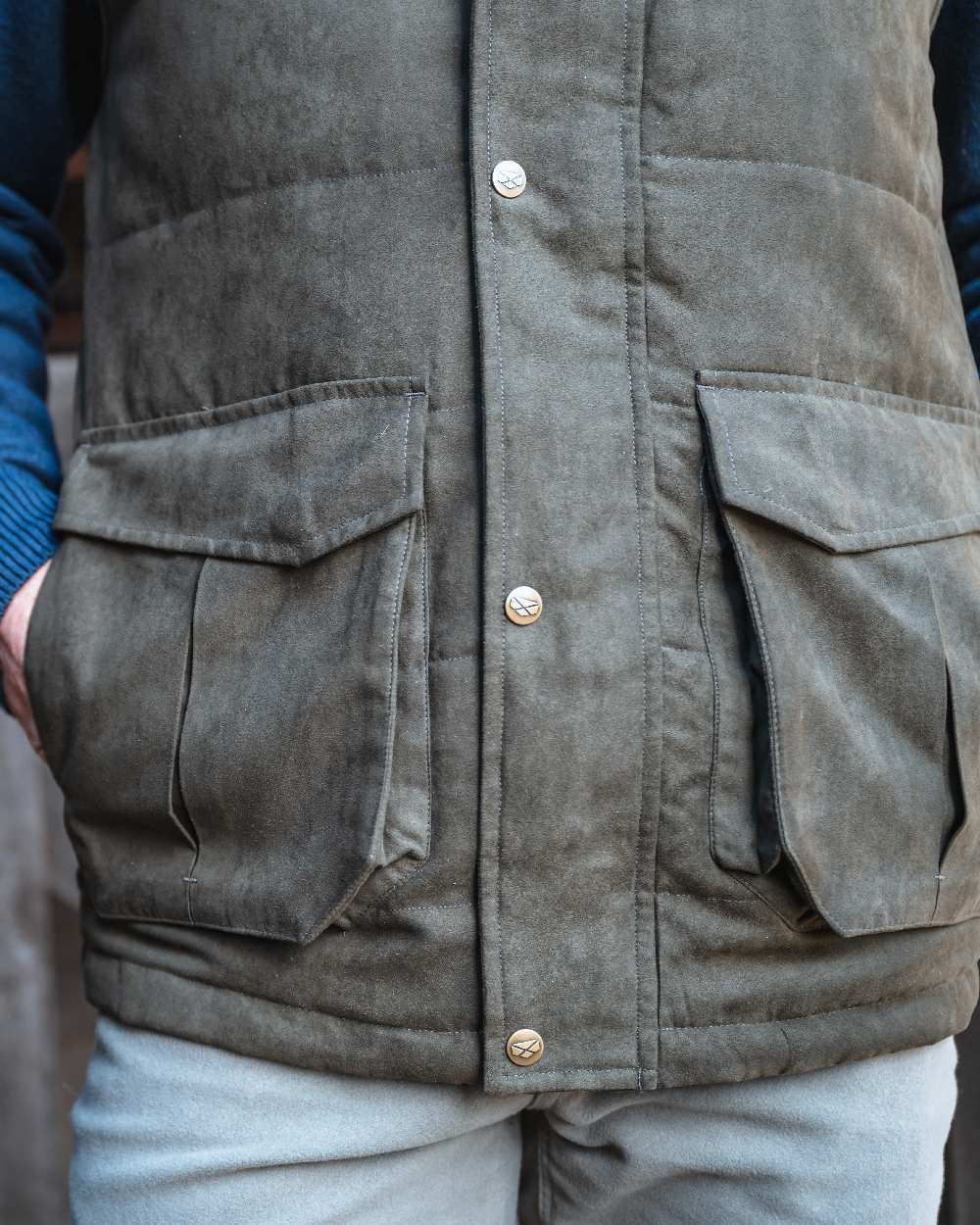 Hoggs of Fife Glenbervie Quilted Gilet - Image 11