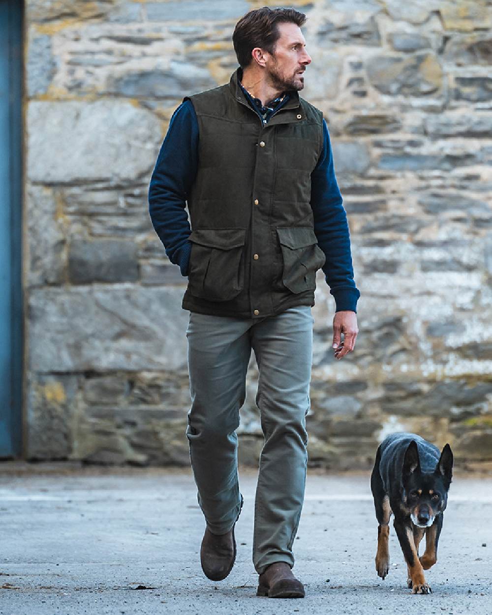 Hoggs of Fife Glenbervie Quilted Gilet - Image 3